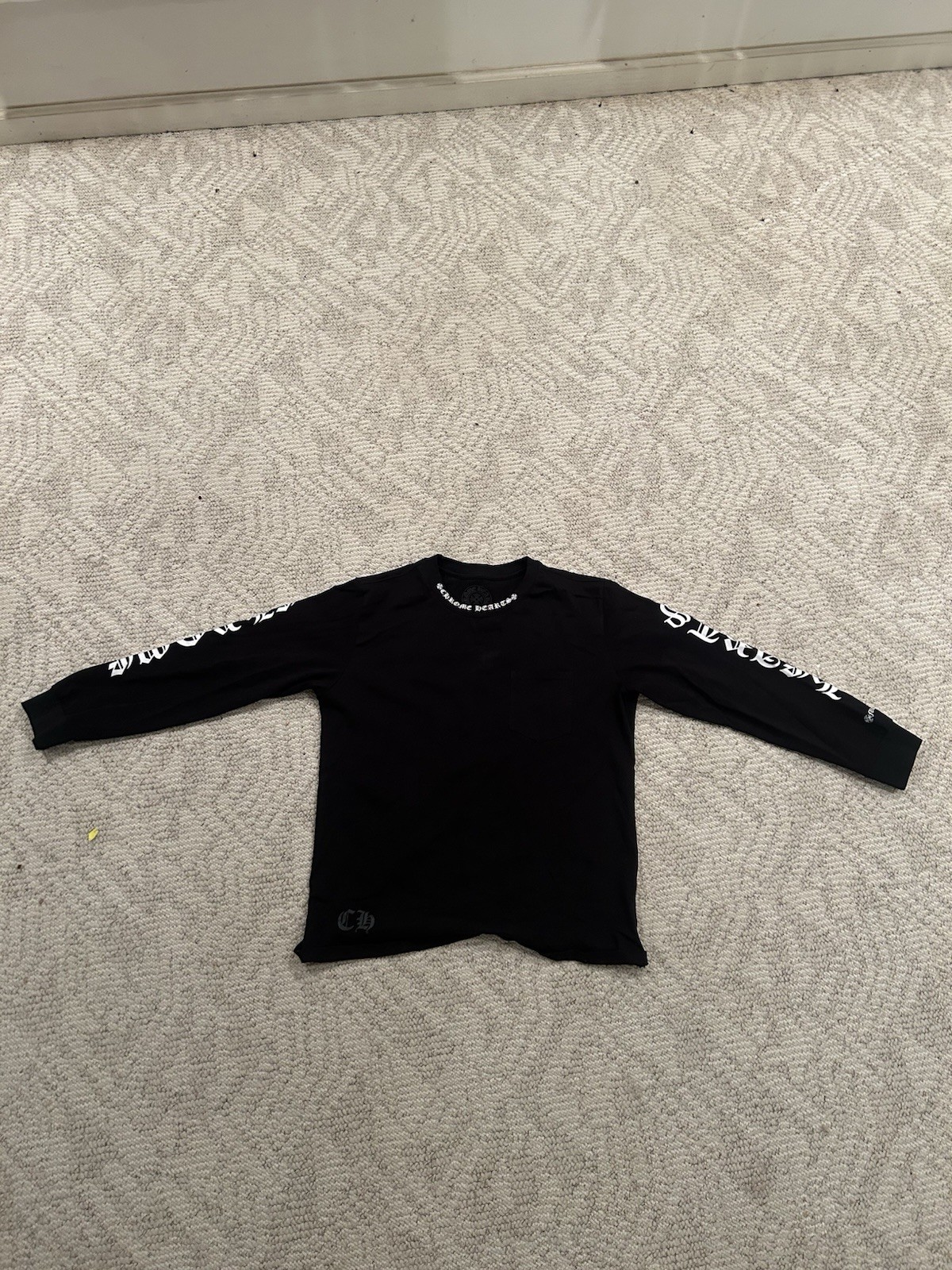 Chrome Hearts Black Long Sleeve Shirt Size Large