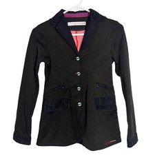 Animo Girls Blacket Equestrian Show Riding Jacket Blazer Hunt Coat Italy 11yrs