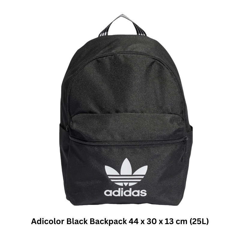 adidas Adicolor Backpack Black IJ0761 44x30x13 RRP £28