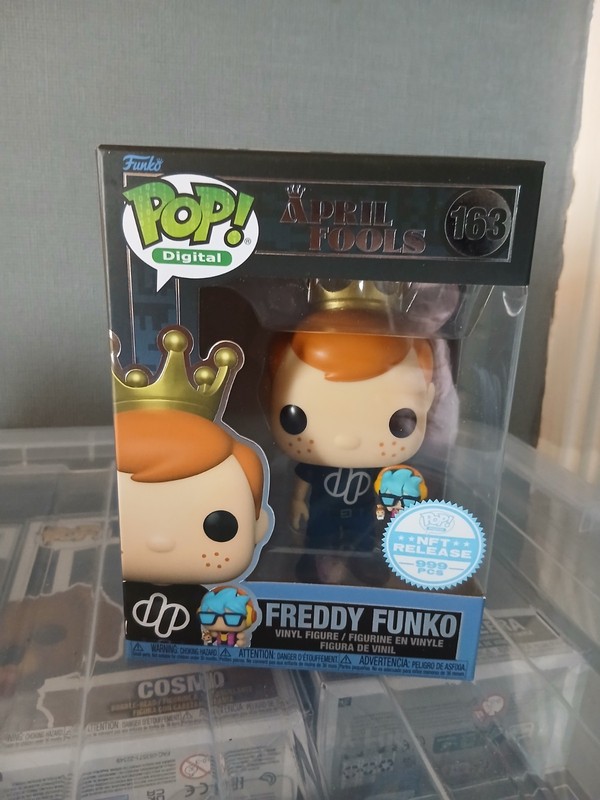 Funko Pop! Digital April Fools Freddy Max Tokenhead Grail Ltd Edition 999 #163
