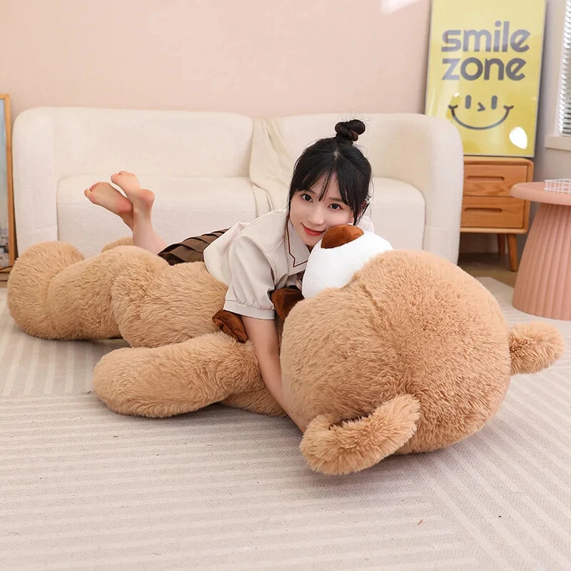 80/100cm Bear Plush Toy Giant Birthday Gift Soft Pillow Dolls Grilfriend Girl - Image 2 of 4