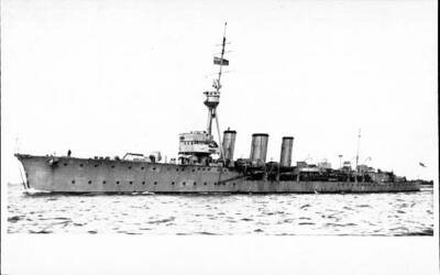 British Royal Navy Battleship HMS Carysfort SHIPPING NAVAL OLD PHOTO