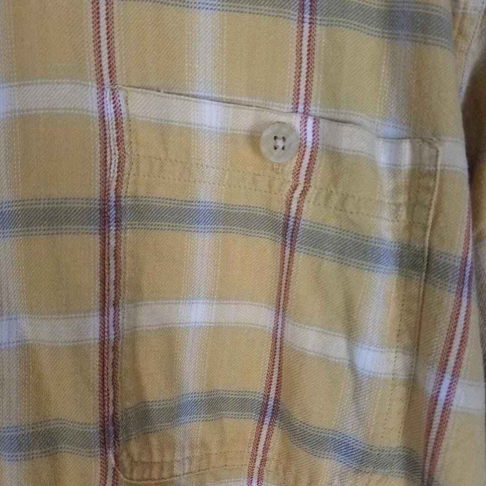 Camisa Bob Timberlake a cuadros con botones talla XLT Foto 4 de 4