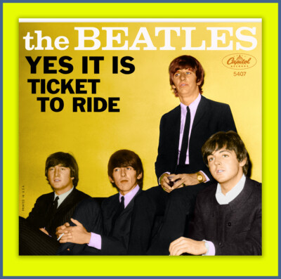 The Beatles Ticket To Ride 7インチ ザ・ビートルズ The Beatles - Ticket To Ride - 45 Pic Sleeve - No Record | eBay