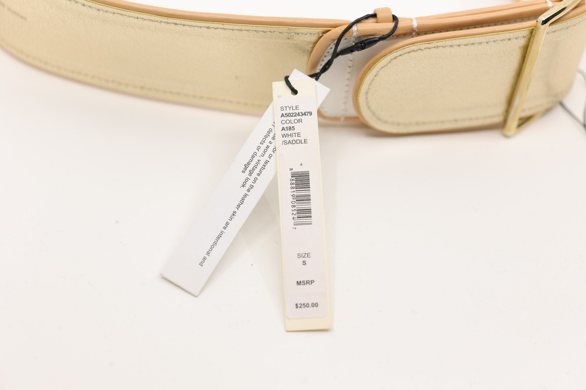 NWT Alice and Olivia by Stacey Bendet Leather Belt SZ Small 