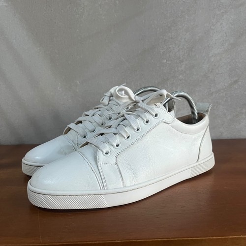 UK 6.5 \ EU 39.5 Genuine Womans White CHRISTIAN LOUBOUTIN Trainers RRP £585. - Picture 2 of 14