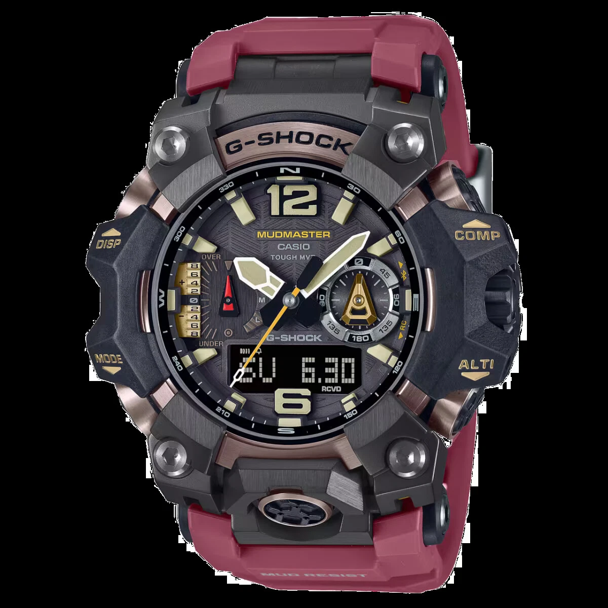 CASIO MUDMASTER G-Shock GWG-B1000-1A4 Red 200m Bluetooth