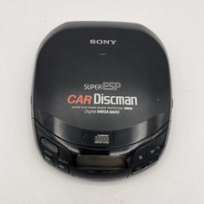 Sony Car Discman Super ESP D-838K CD Works No Sound Parts Or Repair