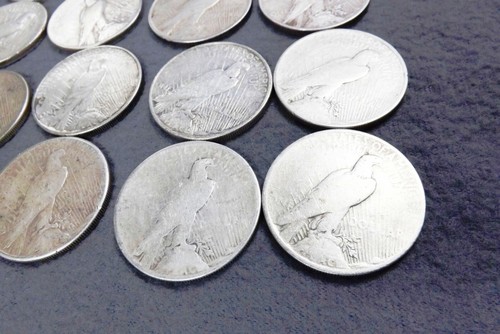 Rollo de 20 dólares de la paz de 1922 en muy buen estado $29,99 cada uno, envío gratuito 529,62 gramos - Imagen 9 de 11