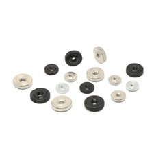 M1.5/2/2.5/3 - M10 Carbon Steel Thin Low Type Knurled Thumb Nuts Hand Grip Knobs