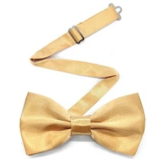 Adjustable Bowtie, Men BowtiePre-Tied Bow Tie for Parties Champagne
