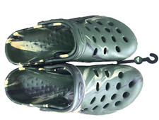 BNWT Mens Sz EURO 41 US 8 Rivers Doghouse Brand Green Camo Clogs Sandals Shoes