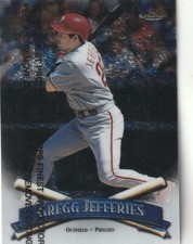 FREE SHIPPING-MINT-1998 Topps Finest Gregg Jefferies #188 PHILLIES
