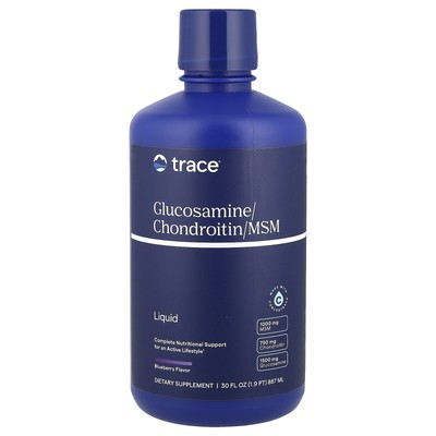 Liquid Glucosamine/Chondroitin/MSM, Blueberry, 30 fl oz (887 ml)