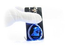 Bullmastiff, Dog Crystal Round Keyring, High Quality, Crystal Animals UK