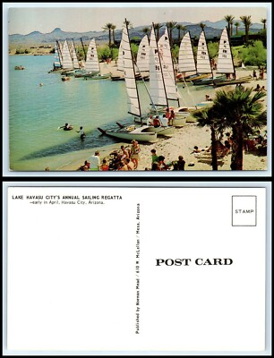 ARIZONA Postcard - Lake Havasu's City Annual Sailing Regatta N48