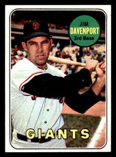 1969 Topps Baseball #102 Jim Davenport NM/MT