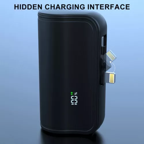 LED Mini Portable Charger 10000mAh Power Bank USB C Charging For iPhone NEW - Picture 9 of 13