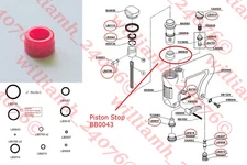 Senco Model J Stapler O-ring and Piston Stop kit BB0043