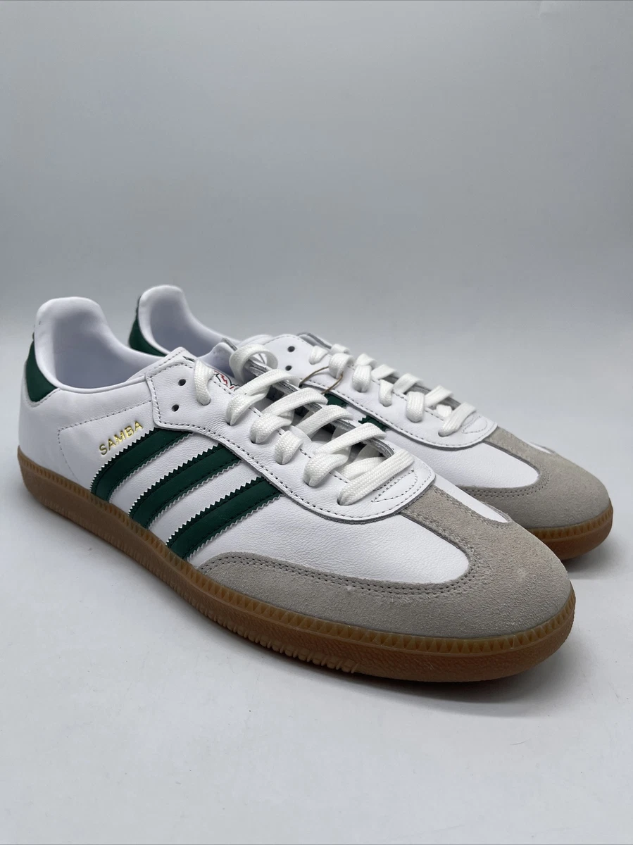 adidas samba white green