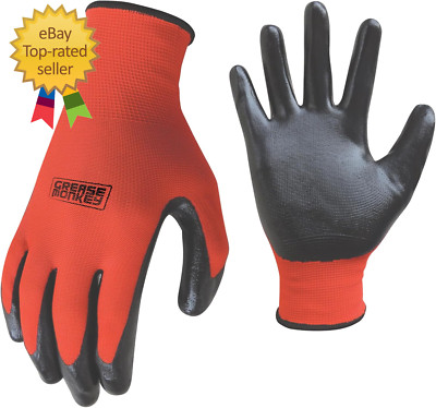 General Purpose Nitrile Coated Work Gloves, Size Large, 15 Pack