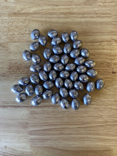 50-Piece 1 Oz Egg Slip Sinkers / Fishing Weights - Lead, For Bottom Fishing