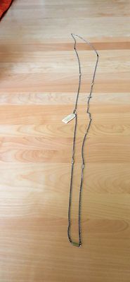 Michael Kors Silvertone Pave' Crystal Bar Necklace MSRP $165