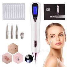 LED Laser Face Wart Tag Freckle Removal Machine Skin Mole Dark Spot Remover Pen