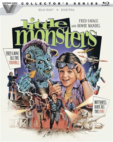 LITTLE MONSTERS New Sealed Blu-ray Vestron Video Collectors Series Howie Mandel - Picture 1 of 1