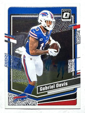 GABRIEL DAVIS Buffalo Bills 2023 Panini Donruss Optic Football Card #20