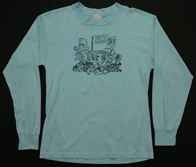 Rare VTG HEF-T SEMO I m #1 Pizza Hut Fraternity Sorority LS T Shirt 80s 90s SZ L