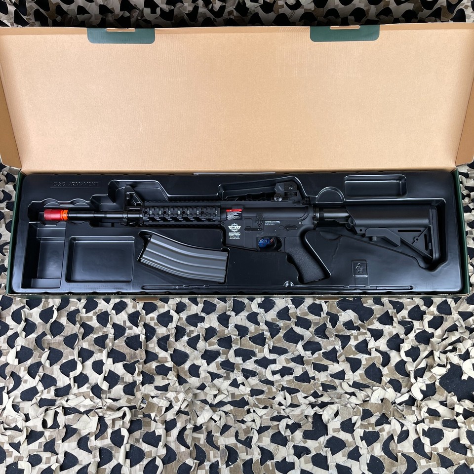 NEW G&G Armament CM16 Raider Long AEG Airsoft Gun - Black (EGC-16P-RDL ...