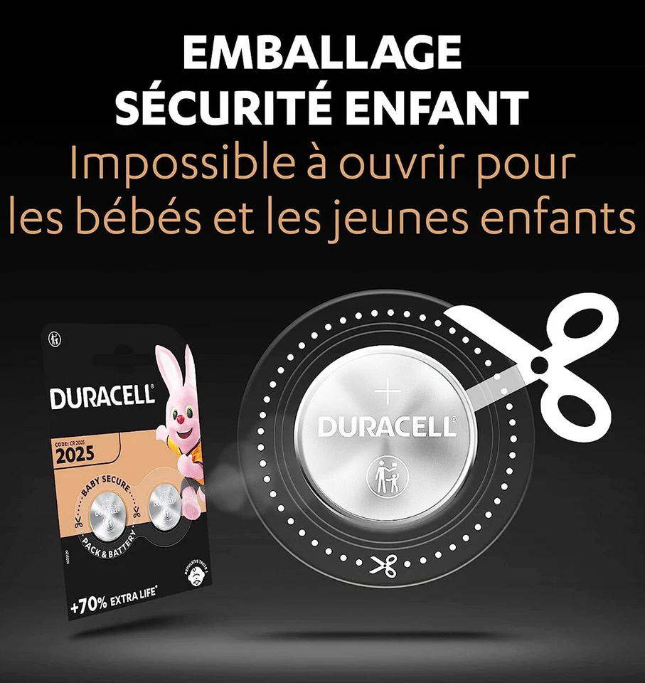 Piles Duracell MN21 1220 1616 1620 2016 2025 CR2032 2430 2450 23A CR123 AAAA - Photo 3/4