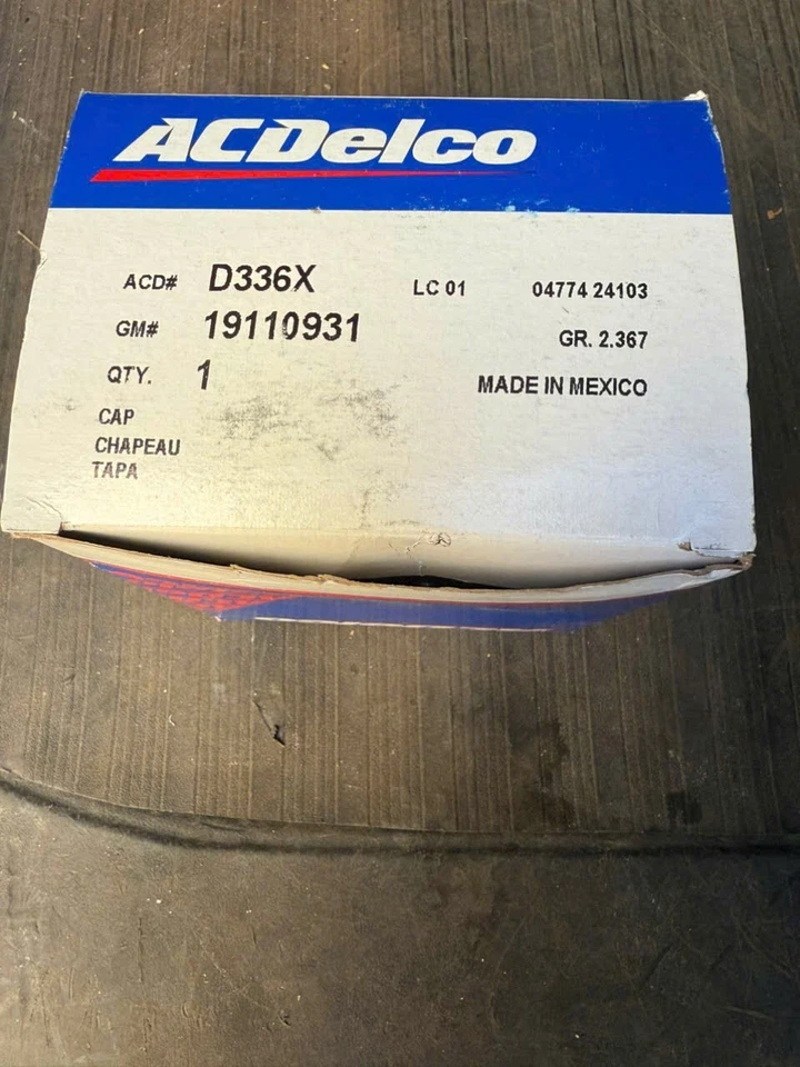 Tapa distribuidora de encendido profesional para GMC C2500 Suburban 79-86 ACDelco D336X Foto 2 de 2