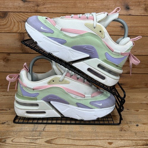 Nike Trainers Womens Size UK 4 Air Max Furyosa Pastel Multicolour Chunky Shoes - Picture 2 of 13