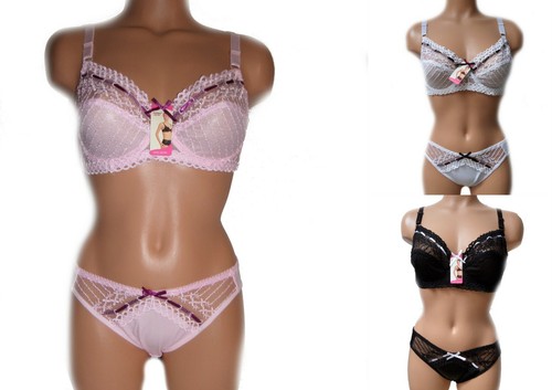 Damen Dessouspaket 2 Stück BH-Set Cup A,B,C,D,E Dessous-Set Wäsche - 第 31/50 張圖片