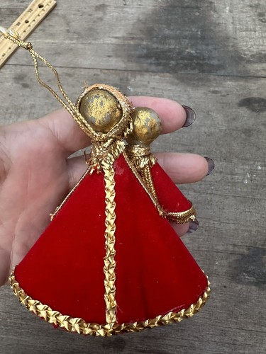 Vtg Rare Koestel Germany Wax Ornament: Mary and Jesus, Nativity Baby - Picture 7 of 8