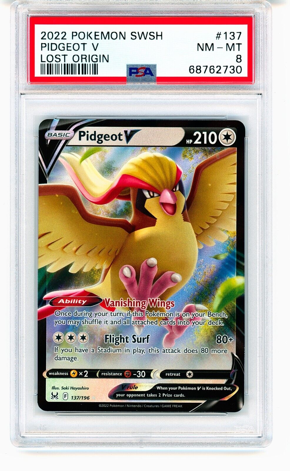 Pidgeot 018 Holo Jungle Set Pokemon Card Japanese Nintendo Rare Japan F/S　