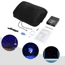 13ft x 13ft LED Curtain Light LED Star Curtain Backdrop White + Blue LED Stage