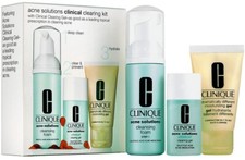 Clinique Acne Solutions Clinical Clearing 3 Piece Set- limited edition new w/box