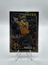 Jared Triolo 2024 Topps Series 1 Crackle Silver Foil RC Rookie Pirates #281