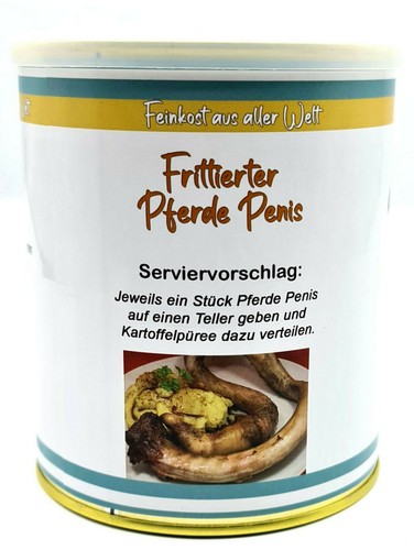 Frittierter Pferde Penis aus der Dose,Scherzarktikel, Geschenkidee,Party-Brüller - Bild 2 von 5