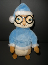 TY BEANIE BABY ALVIN AND THE CHIPMUNKS SIMON WITH HOLIDAY HAT 8" (SU114)