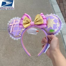 Disney Parks Rapunzel Tangled Pascal Minnie Ears Headband Disneyland US SHIP