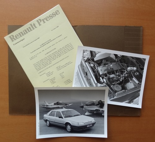 V38365 RENAULT 25 TXi PHASE 2 - DOSSIER DE PRESSE+2 PHOTOS - 03/89 - 23x30 - FR - Imagen 2 de 2