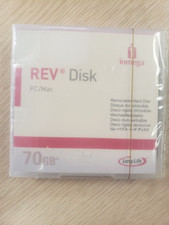 FACTORY SEAL Iomega Rev Disk PC/Mac Compatible 70 GB Storage Removable Hard Disk