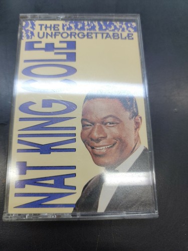 The Unforgettable Nat King Cole Cassette . We ship quick. - 第 1/2 張圖片