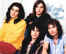* BILL LEGEND * signed 8x10 photo * T-REX DRUMMER * COA * 1