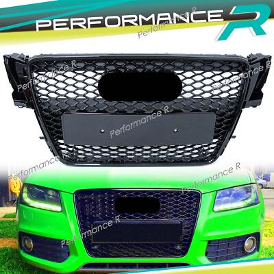 RS5 Optik Front Grill Wabengrill Kühlergrill Schwarz für AUDI A5 8T S5 2007-2011