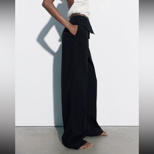 NWT Linen blend full length pants RUNS A SIZE SMALLER - Picture 3 of 6